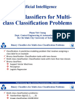 Artificial Intelligence: Binary Classifiers For Multi-Class Classification Problems
