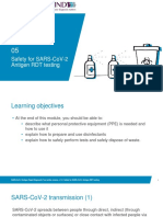 Safety For Sars-Cov-2 Antigen RDT Testing