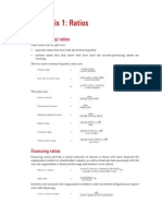 Ratios and Formulas