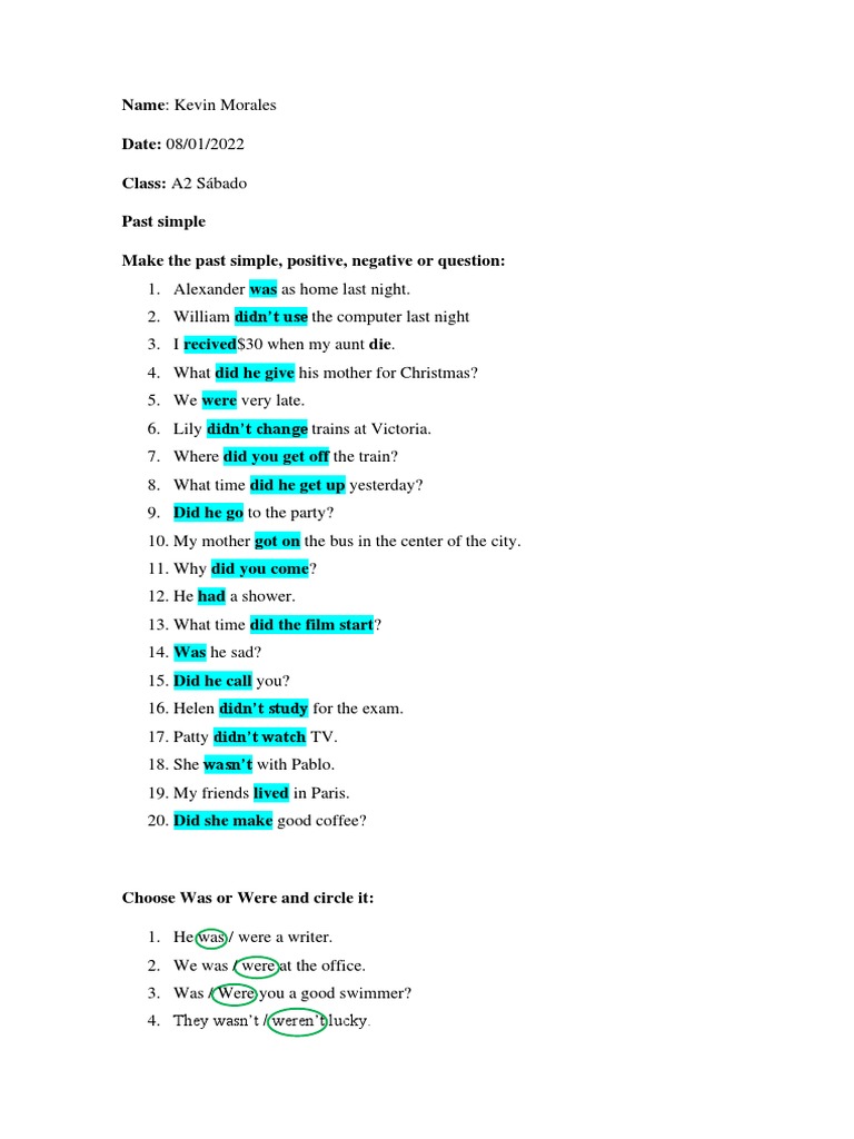 Grammar Unit 7 Lesson A - B | PDF | Language Arts & Discipline