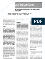 Consider Salivary Gland Sx