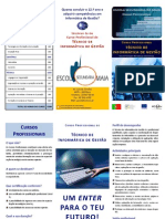 ESMAIA - Panfleto Curso Profissional Informatica de Gestao 2011
