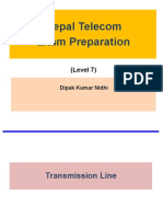 Nepal Telecom Exam Preparation: Transmission Line Equivalent Circuit