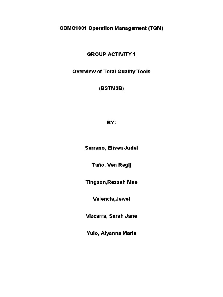 Group 5 - Pre-Final Activity 1 | PDF | Inventory | Lean Manufacturing