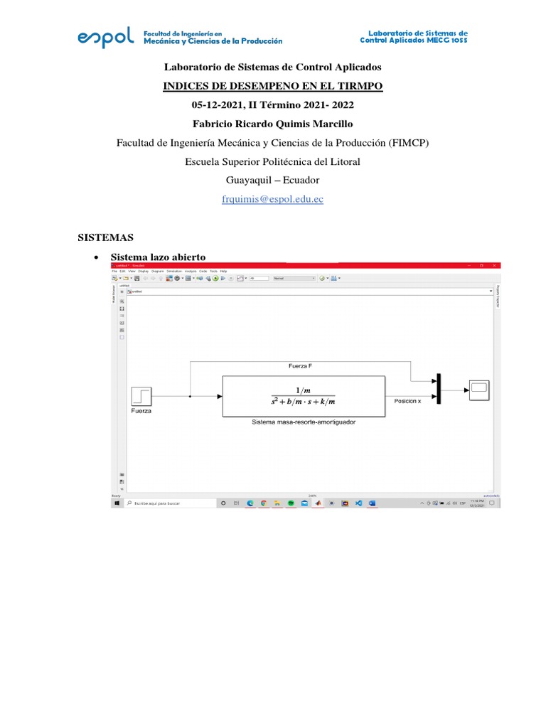 Análisis de Sistemas de Control en Matlab | PDF | Laboratorios ...