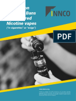 INNCO Position On Potential Bans of Flavoured Nicotine Vapes