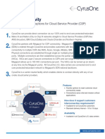 CyrusOne Cloud Connectivity Flyer