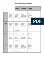 Template-for-Analytic-Rubric