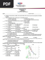 Grade 8 Science Summative Test 2nd Quarter Module 2 | PDF | Tropical ...