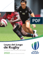 Reglamento Oficial Rugby 2022