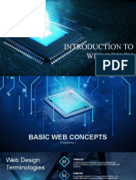 Introduction To Web Design: Programing 1