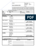 Employment Clearance Form