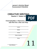 Creative Writing, Q2 Weeks4 6