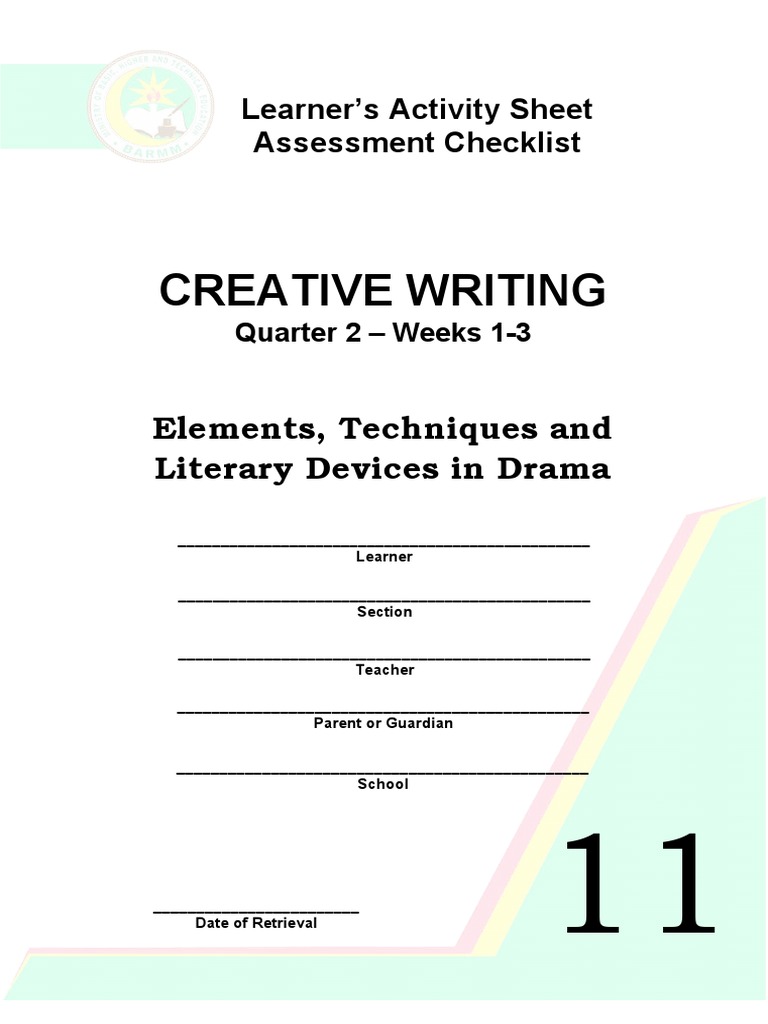 Drama Elements and Creative Writing Guide | PDF | Intertextuality ...