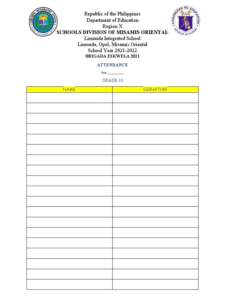 Schools Division of Misamis Oriental PDF