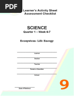 Science Grade 9 q1 Weeks 6 7