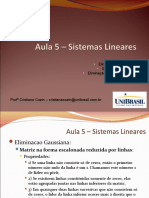 Aula5 - Sistemas Lineares