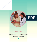 Maternal and Child Health Nursing Practice: Unit One