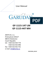 GF-1115-147 LM GF-1115-447 MH: User Manual