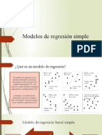 Modelos de Regresión Simple