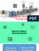 Slide Law of Negotiable Instrument