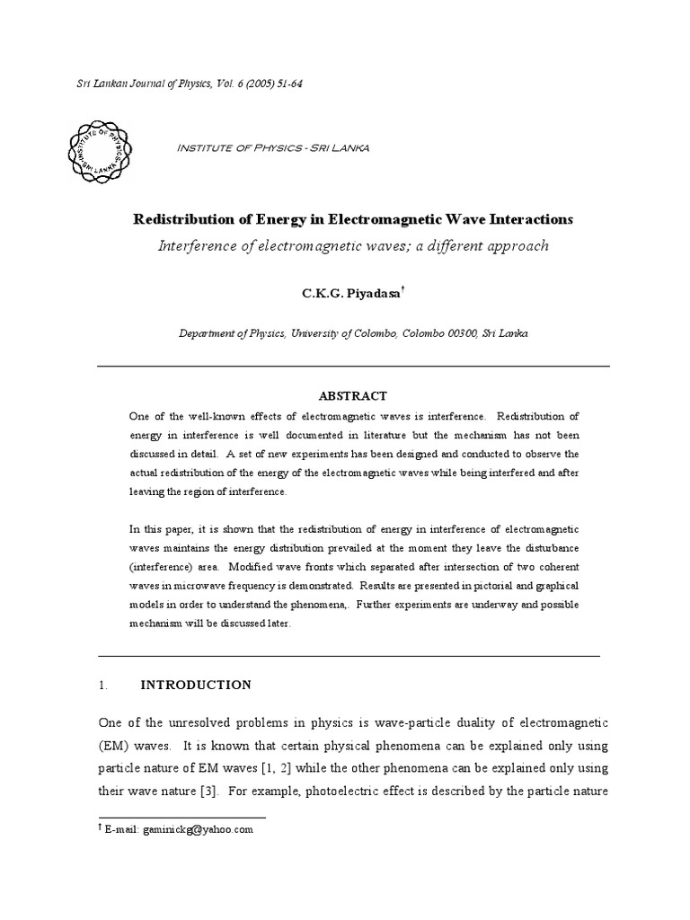 Wave Optics Pdf Diffraction Interferometry