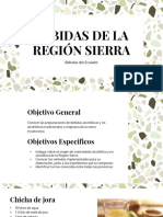 Bebidas - Región Sierra