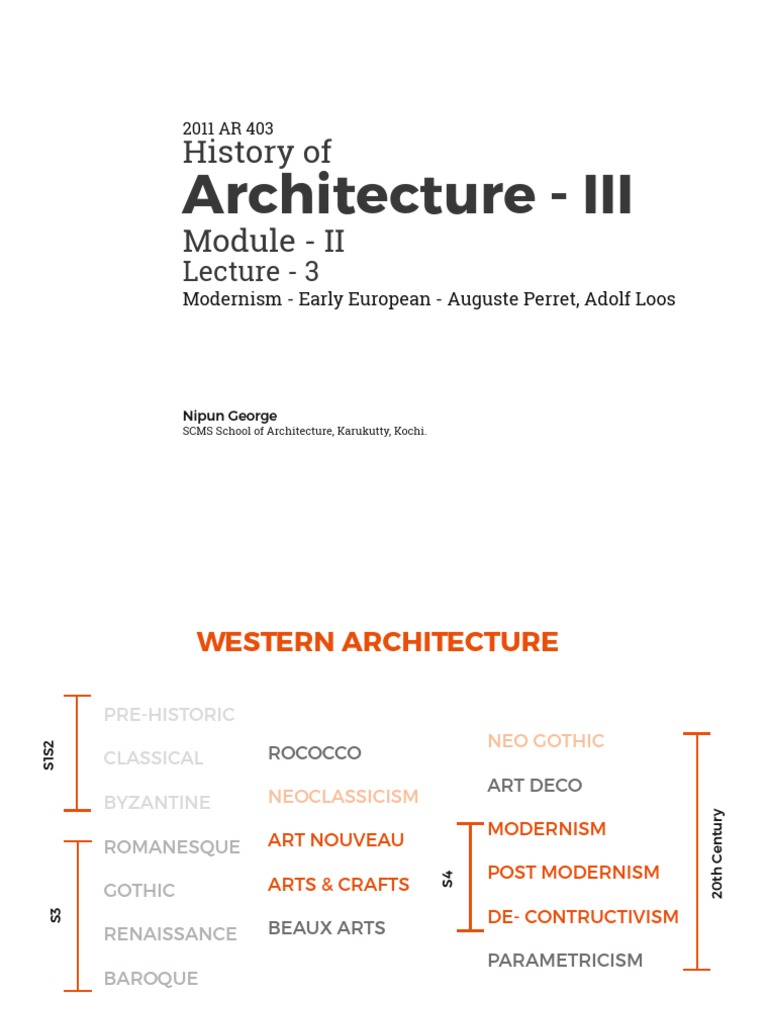 Evolution of Modern Architecture | PDF | Architectural Design ...