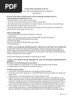 ACC 200 Effervescent Tablets Guide | PDF | Tablet (Pharmacy) | Clinical ...