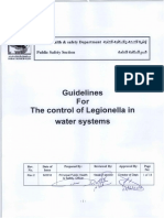 Dm Guidelines for Legionella for Water System
