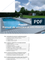Manual de Utilizare Si Intretinere Piscine FIBREX 2021