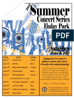 Summer Concert Series Flyer