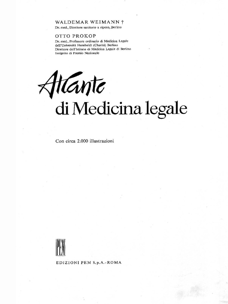 Atlante Di Medicina Legale PDF
