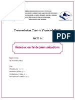Réseaux en Télécommunications: Transmission Control Protocol (TCP)