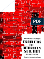 Problems for Computer Solution Student Edition 1980 Creative Computing Press