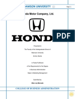 Honda Case Study