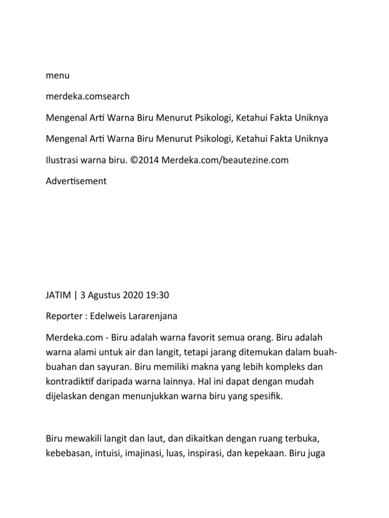 Warna Biru | PDF