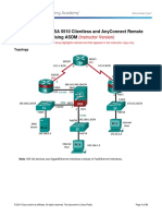 9.4.1.8 Lab - Configuring ASA 5510 Clientless and AnyConnect Remote Access SSL VPNs Using ASDM - Instructor