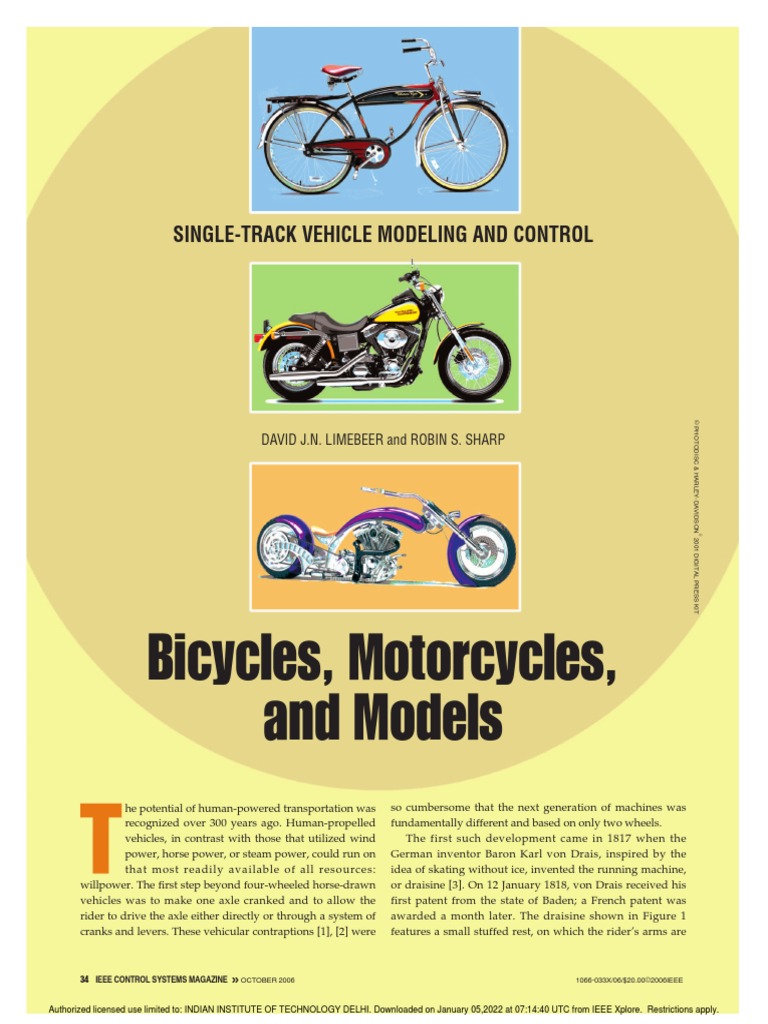 Bicycles Motorcycles And Models Pdf Motorcycle Vehicles