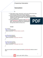 Object Oriented Programming: Understanding Polymorphism in Java