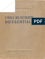 Curs de Ecuatii Diferentiale - V. v. Stepanov (1955)