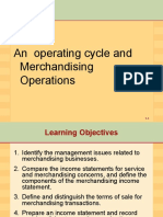 An Operating Cycle and Merchandising Operations