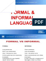 Formal - Informal (Day 3)