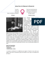 Le Deuxieme Sexe de Simone de Beauvoir