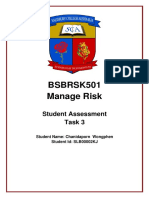 BSBRSK501 Task 3 Chanidaporn Wongphen PDF