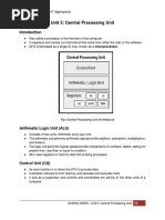 Unit 5 Central Processing Unit