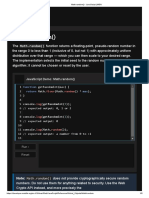 Math - Random : Math - Random Function Returns A Floating-Point, Pseudo-Random Number in