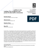 Zanoni Et Al. - 2017 - Post-Capitalistic Politics in The Making The Imaginary and Praxis of Alternative Economies