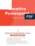 Creative Powerpoint: Template by Hubspot
