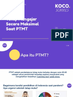 Tetap Mengajar Maksimal Saat PTMT - KOCO School